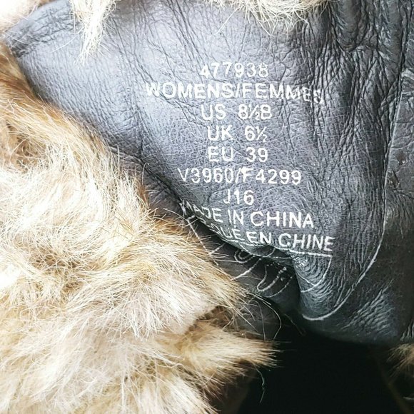 Lands End 477938 Faux Fur Lined Cuff Boots 8.5B - Picture 10 of 10